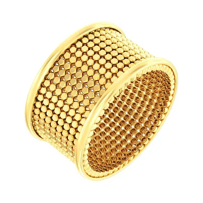 Широкое кольцо Francelli из желтого золота  (арт. 140971ж)