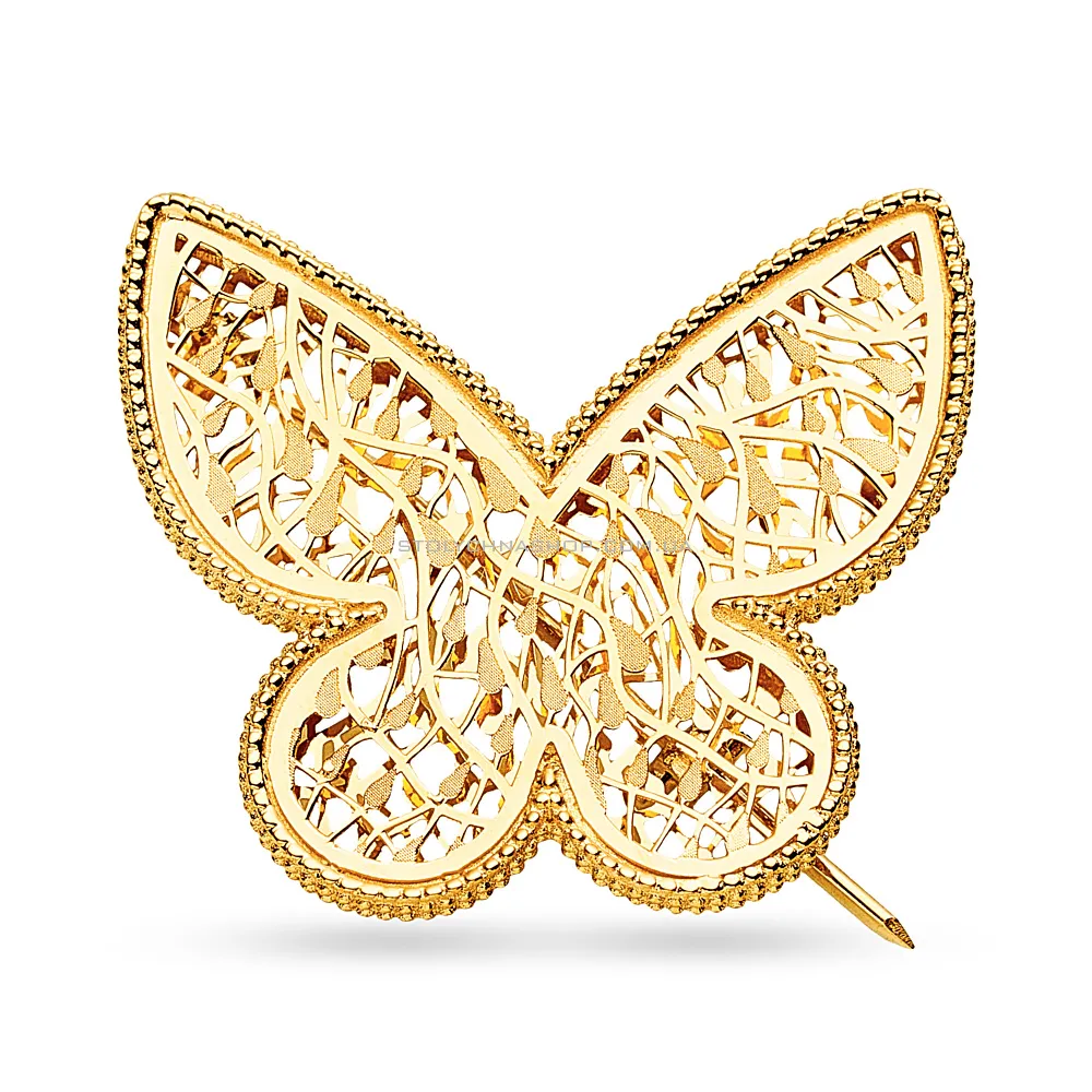 Золота брошка Francelli «Метелик» (арт. 270261ж)