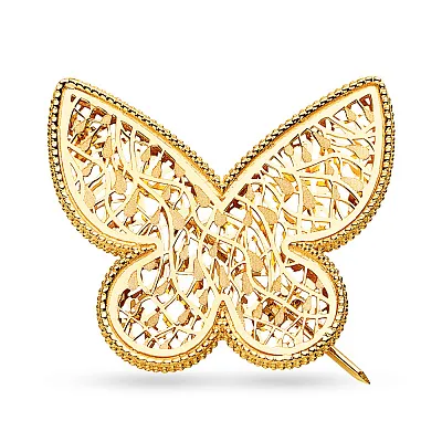 Золотая брошь Francelli «Бабочка» (арт. 270261ж)