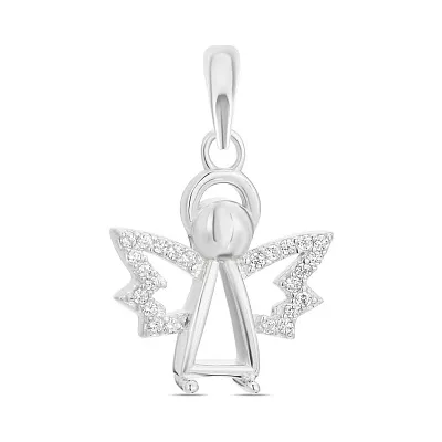 Серебряная подвеска «Ангел» с фианитами (арт. 7503/2571)
