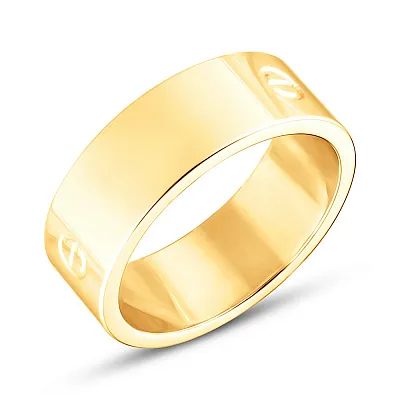 Золотое кольцо без камней (арт. 154098ж)