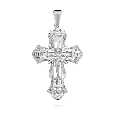 Крестик из серебра с распятием  (арт. Х501557)
