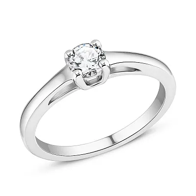 Золотое кольцо для помолвки с бриллиантом (арт. К341258030б)