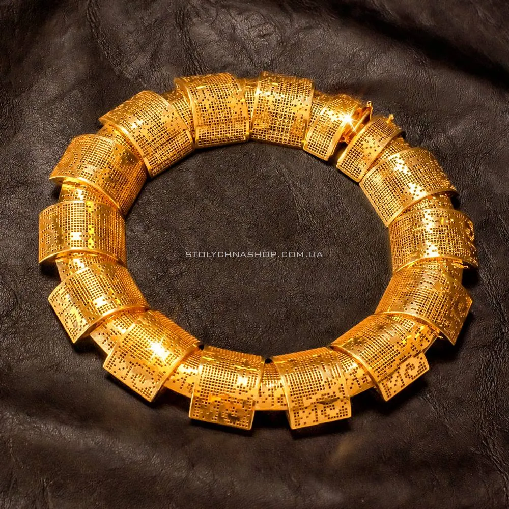 Масивне золоте кольє Francelli (арт. 350473ж) - 3 - цена