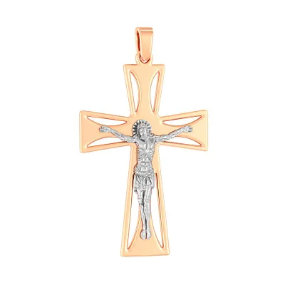 Хрестик з червоного золота  (арт. 501038)