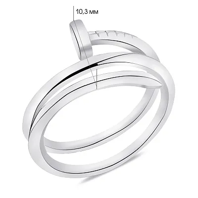 Серебряное кольцо без камней (арт. 7501/6181)