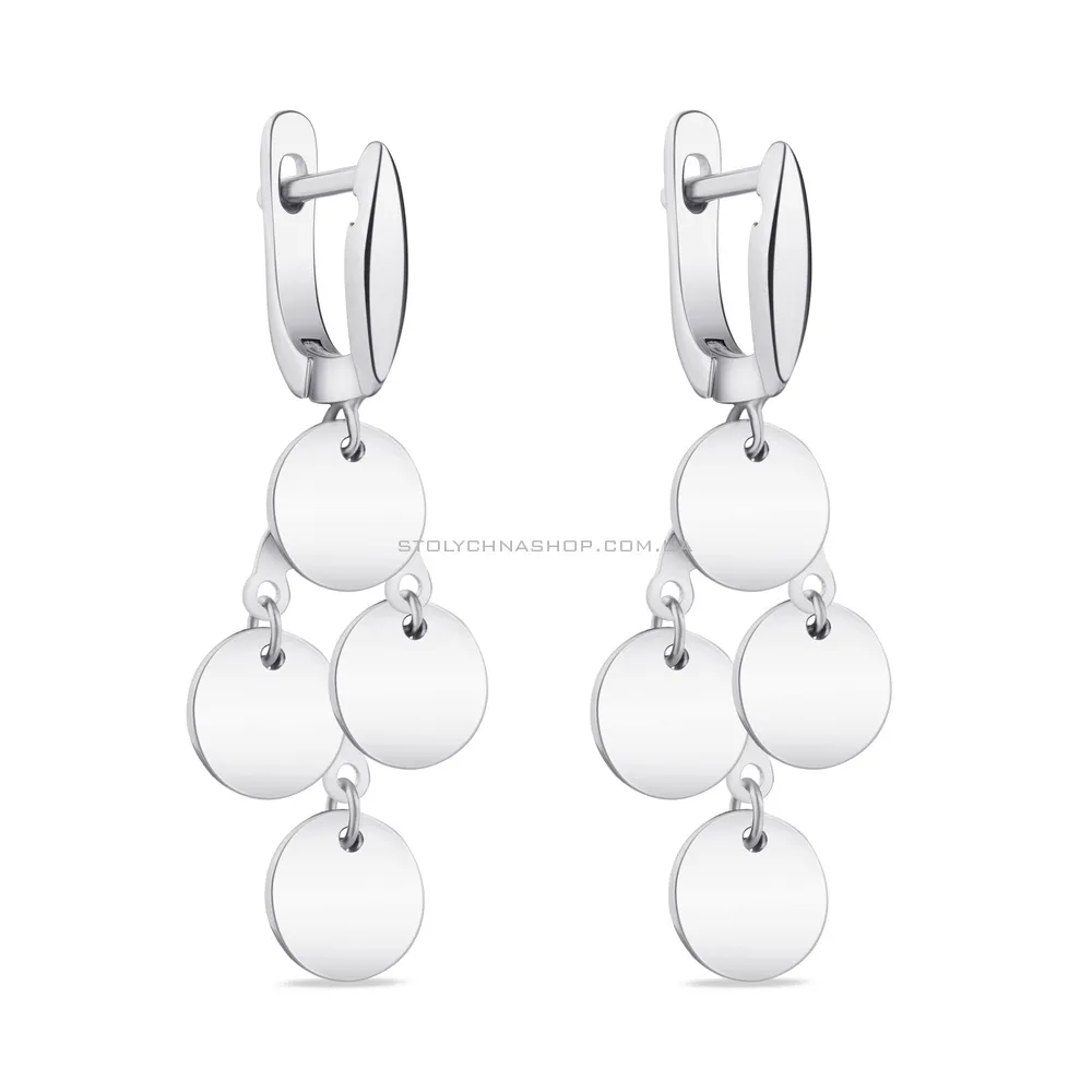 Срібні сережки-підвіски Trendy Style (арт. 7502/4176) - цена