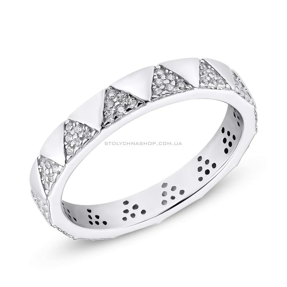 Серебряное кольцо Trendy Style с фианитами (арт. 7501/4320)
