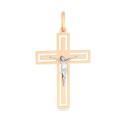 Золотой крестик без камней (арт. 501735/35)
