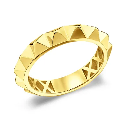 Кольцо из желтого золота без камней (арт. 156370ж)