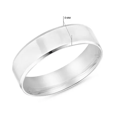 Серебряное обручальное кольцо (арт. Х239194)