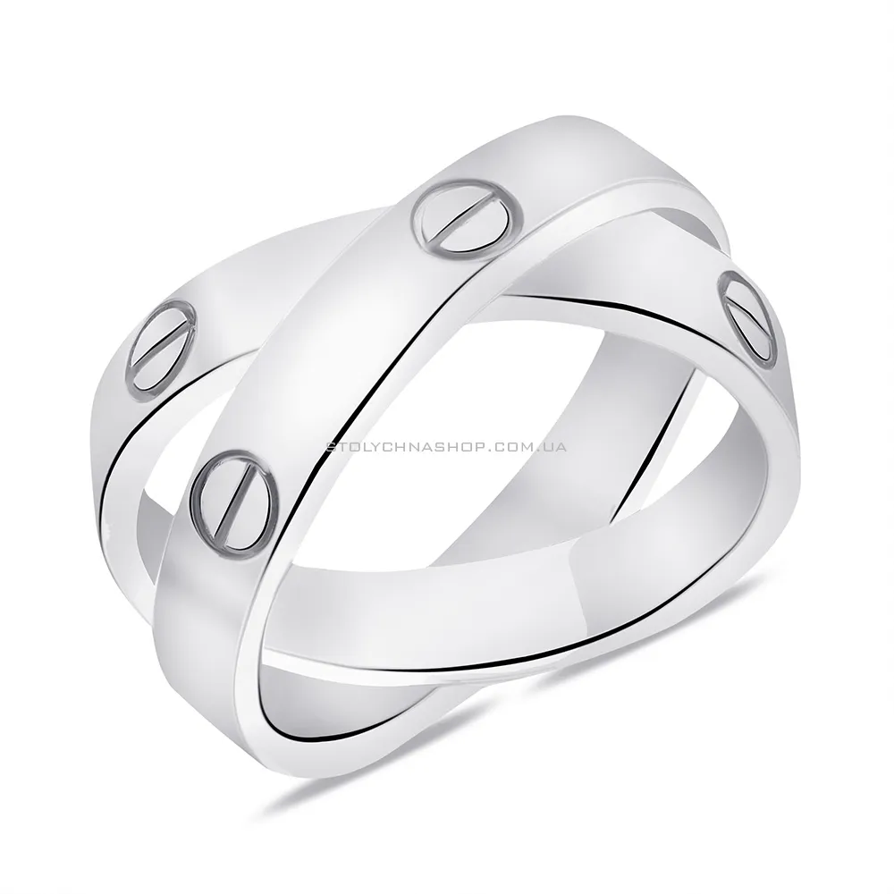 Кольцо из серебра без камней (арт. 7501/6298) - цена
