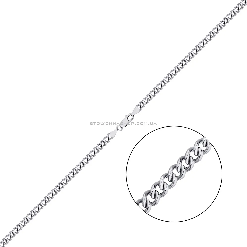 Цепочка серебряная плетения Панцирное (арт. 0301012д) - цена