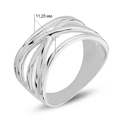 Широкое серебряное кольцо  (арт. 7501/5388)