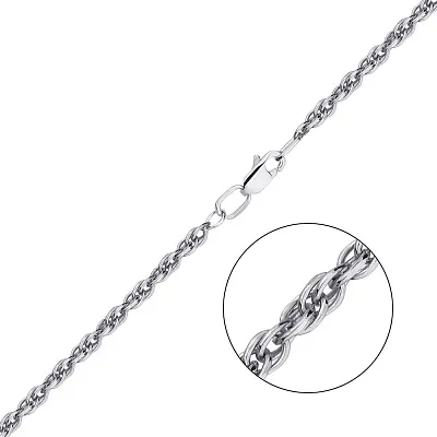 Цепочка серебряная плетения Жгут (арт. 7508/159Р2/45)