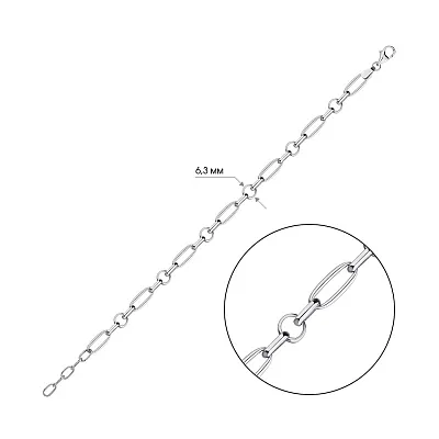 Серебряный браслет (арт. 7509/4432)