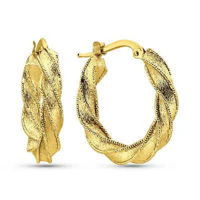 Серьги из желтого золота Francelli (арт. 1091655/20ж)