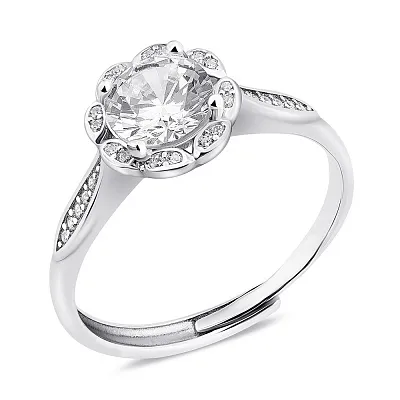 Серебряное кольцо с фианитами  (арт. 7501/8057)