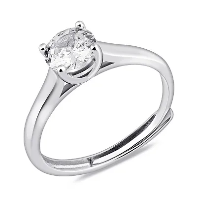 Кольцо из серебра с фианитом (арт. 7501/8054)