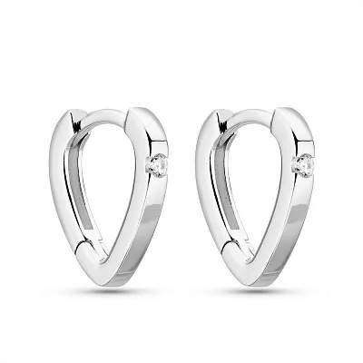Серебряные серьги с фианитами (арт. 7502/9902)