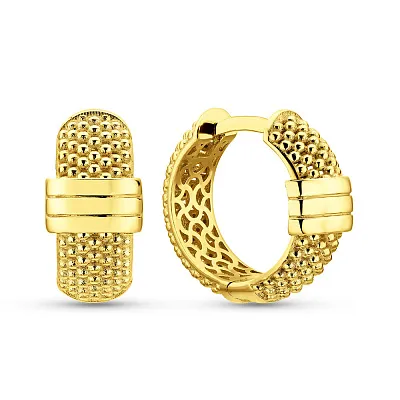 Серьги из желтого золота (арт. 1092024ж)